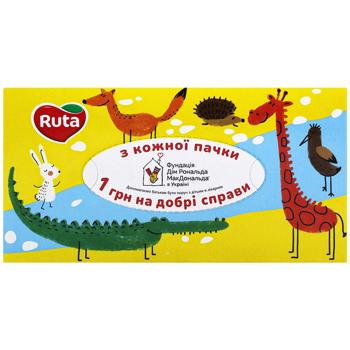 Серветки Ruta Kids косметичні 155шт - купити, ціни на ULTRAMARKET - фото 2