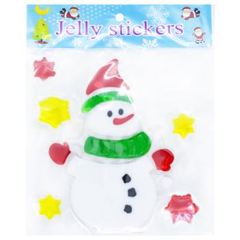 New Year's Silicone Stickers 19x19cm - buy, prices for - photo 3