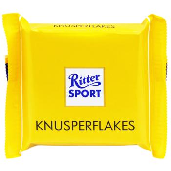 Шоколад молочний Ritter Sport Knusperflakes 16,6г - купити, ціни на Auchan - фото 1