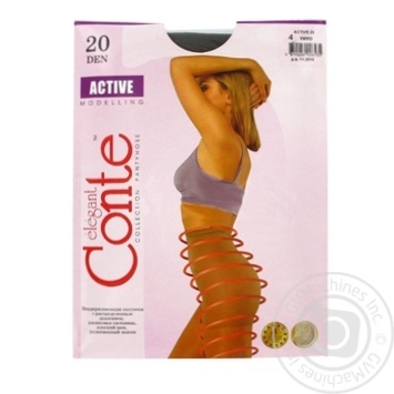 Колготи жіночі Conte Active 20ден р.4 Nero - купити, ціни на - фото 10