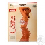 Tights Conte mocha polyamide for women 40den 6size