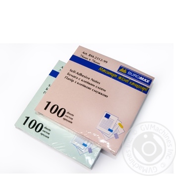 Блок BUROMAX д/нотаток 76x76/100арк асорті BM.2312-99 купить, цены на МегаМаркет - фото 2