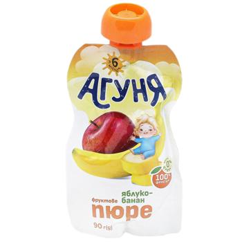 Agunya Apple-Banana Puree 90g