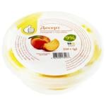 Dessert Auchan peach 9% 350g Ukraine