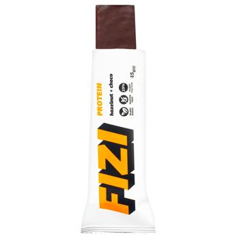 Батончик Fizi Hazelnut + Choco в шоколадной глазури 45г - купить, цены на Таврия В - фото 2