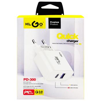 Зарядное устройство Klgo 20W DC 5V 3,0A PD-300