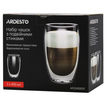 Ardesto Cups Set 2pcs 450ml - buy, prices for MegaMarket - photo 1