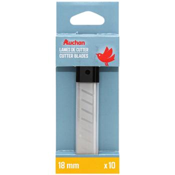 Auchan Cutter Blades 18mm 10pcs