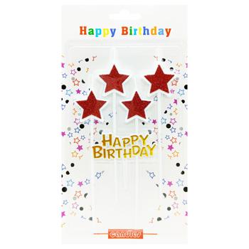 Свечи для торта звезды 34359-1 - купить, цены на Чудо Маркет - фото 1