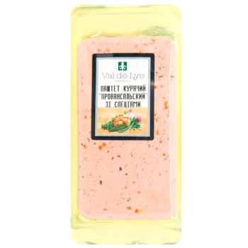 Паштет Val de Lys Прованський курячий зі спеціями 170г - купити, ціни на КОСМОС - фото 1