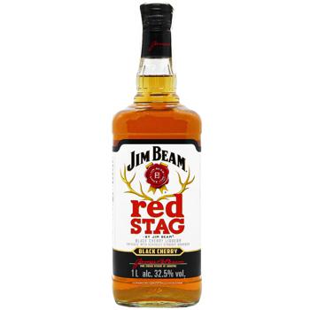 Лікер Jim Beam Red Stag Black Cherry 32,5% 1л