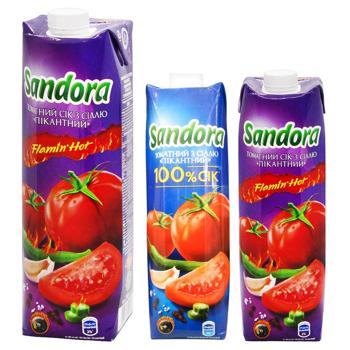 Sandora Spicy Tomato Juice with Salt 0.95l