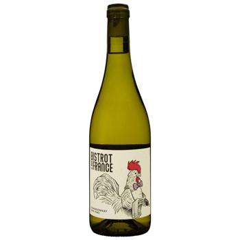 Вино Bistrot de France Chardonnay біле сухе 12,5% 0,75л - купити, ціни на AlcoHub - фото 1