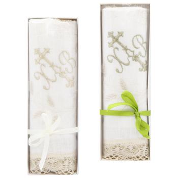 Grandtex Easter Napkin with Lace 43x43cm