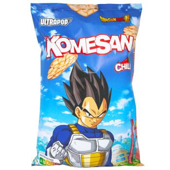 Чипси рисові Ultra Pop Dragon Ball Перець чилі 60г - купити, ціни на КОСМОС - фото 1