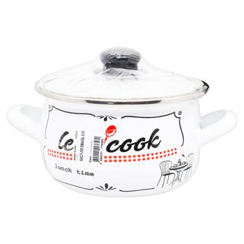 Gusto Saucepan with Lid 2.1l - buy, prices for Auchan - photo 1