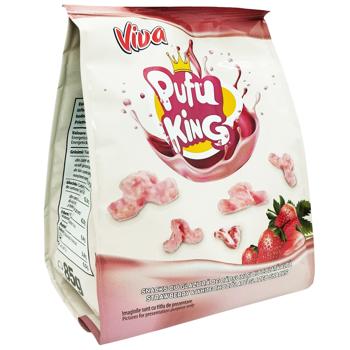 Viva Cereal Pillows Covered with Strawberry Glaze Dry Breakfast 85g - buy, prices for COSMOS - photo 3