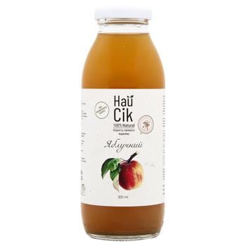 Naysik Unclarified Pasteurized Apple Juice Juice 0.3l - buy, prices for MegaMarket - photo 1