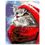 КАРТИНА ЗА НОМЕРАМИ ПУХНАСТА ЗИМА