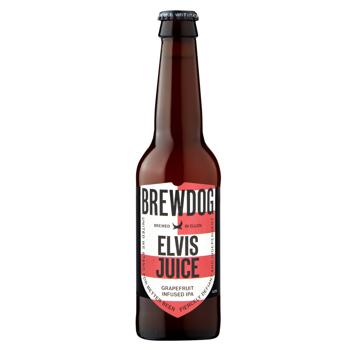 Пиво BrewDog Elvis Juice 6,5% 0,33л - купить, цены на ULTRAMARKET - фото 1