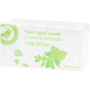 Чай травяной Auchan Мелисса 1г*20шт