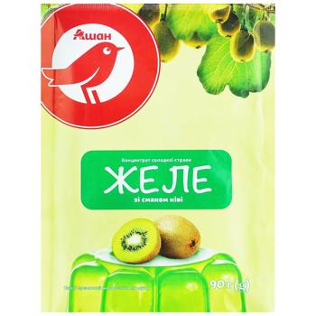 Желе Auchan со вкусом киви 90г