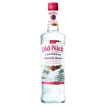 Ром Old Nick Caribbean White 37,5% 0,7л