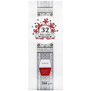 32 Pounds Classic Coffee Beans 250g - buy, prices for Auchan - photo 2