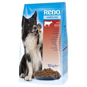 Корм сухой Reno с говядиной для собак 10кг - купить, цены на - фото 1