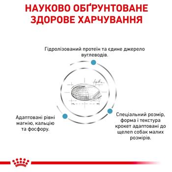 Корм сухой Royal Canin Hypoallergenic для собак малых пород с пищевой аллергией 3,5кг - купить, цены на MasterZoo - фото 3