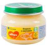 Пюре овощно-рыбное Milupa форель с овощами с 6 месяцев 80г