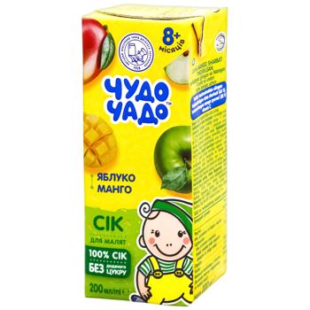 Сік Чудо-Чадо яблуко-манго 200мл - купити, ціни на Чудо Маркет - фото 1
