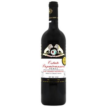 Ktima Papaioannou Red Dry Wine 14% 0.75l - buy, prices for MegaMarket - photo 1