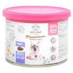 Pet Chef Wet Food with Turkey for Cats 200g