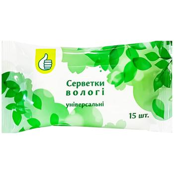 wet wipes auchan 15pcs Ukraine