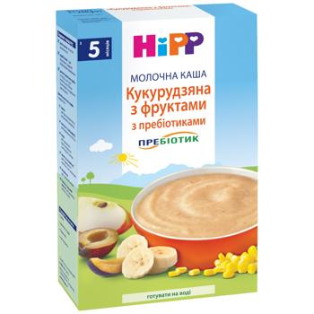 Каша детская HiPP  Кукурузная с фруктами с пребиотиками молочная без сахара с 5 месяцев 250г - купить, цены на METRO - фото 5