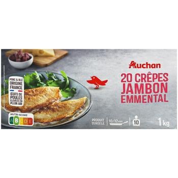 Млинці Auchan з шинкою та сиром 1кг - купити, ціни на Auchan - фото 2