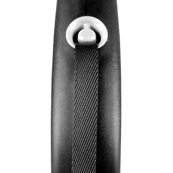 Поводок-рулетка Flexi Black Design с лентой M до 25кг 5м черный - купить, цены на - фото 2