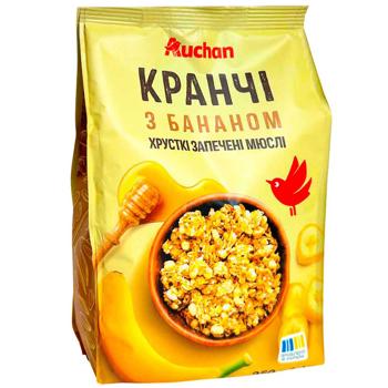 Auchan Crunchies with Banana 350g - buy, prices for Auchan - photo 1