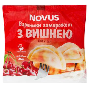 Вареники Novus з вишнею 400г - купити, ціни на Біотус - фото 1
