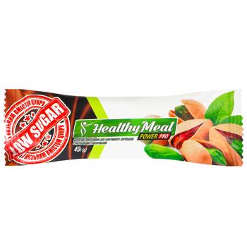 Healthy Meal Power Pro Protein Bar with Pistachios 40g - buy, prices for Supermarket "Kharkiv" - photo 1