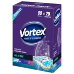 Таблетки для посудомойних машин Vortex All in One 100шт