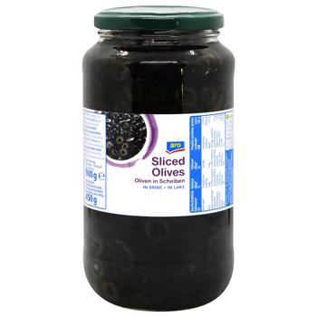 Aro Sliced Olives in Brine 900g - buy, prices for METRO - photo 1