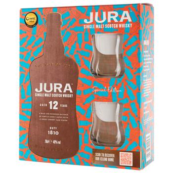 Isle of Jura 12yo Whiskey 40% 0.7l + 2 glasses - buy, prices for Epicentr FOOD - photo 4