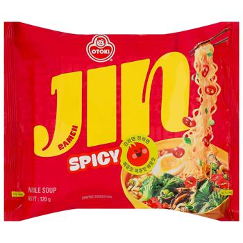 OTTOGI Jin Ramen Spicy Noodles 120g - buy, prices for COSMOS - photo 1