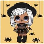 Набір для розпису за номерами Ideyka L.O.L. Surprise! Witchay Babay 25х25см