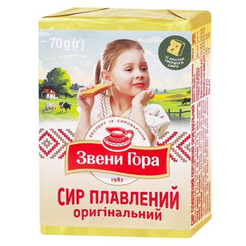 Сир плавлений Звени Гора Оригінальний 36% 70г - купити, ціни на КОСМОС - фото 1