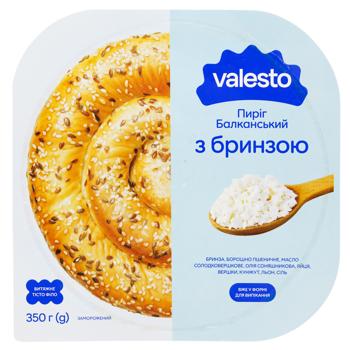 Пирог Valesto Балканский из вытяжного теста филло с начинкой из брынзы 350г