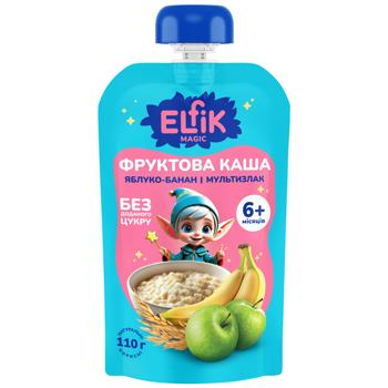 Elfik Magic Apple-Banana and Multigrain Fruit Porridge from 6 months 110g