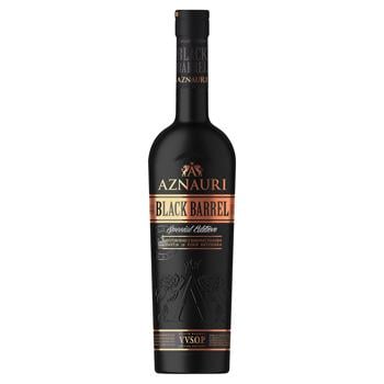 Коньяк Aznauri Black Barrel 5 лет 40% 0,5л - купить, цены на МегаМаркет - фото 1